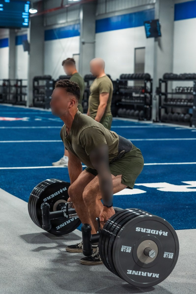 MARSOC Marines conduct physical training event