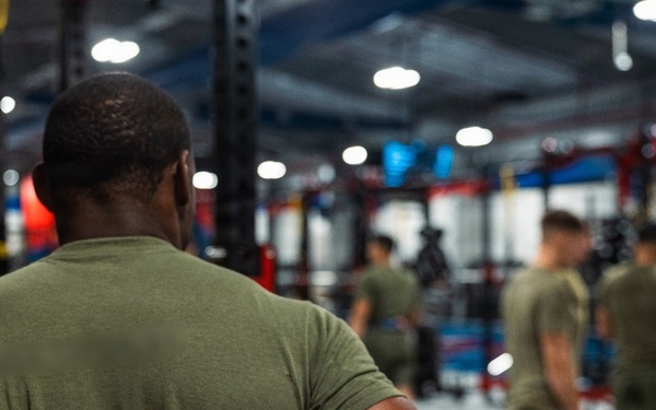 MARSOC Marines conduct physical training event