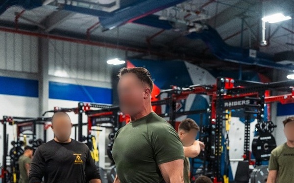 MARSOC Marines conduct physical training event