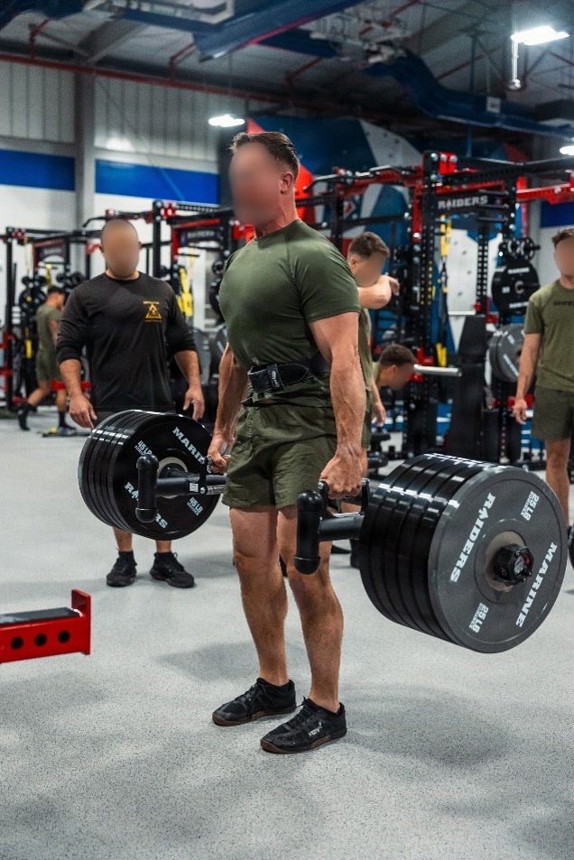 MARSOC Marines conduct physical training event