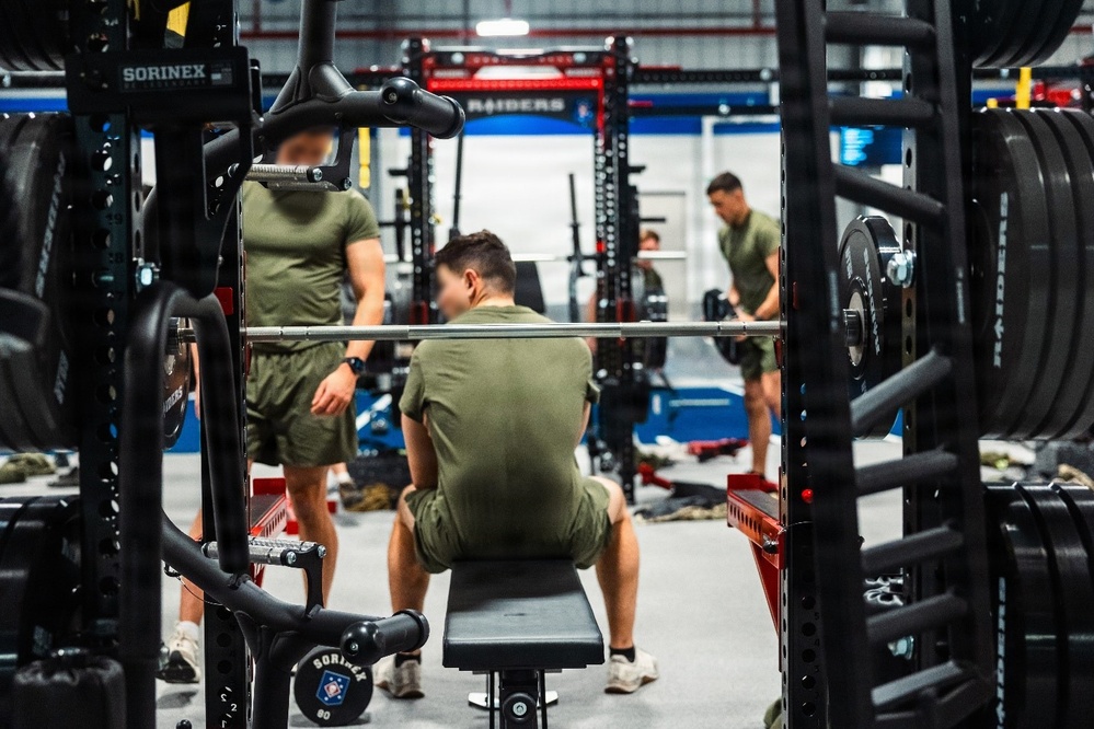 MARSOC Marines conduct physical training event