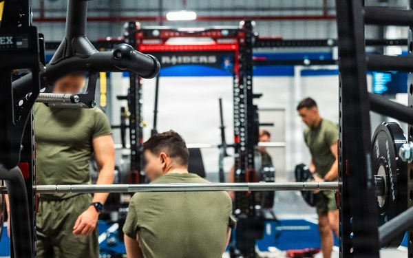 MARSOC Marines conduct physical training event