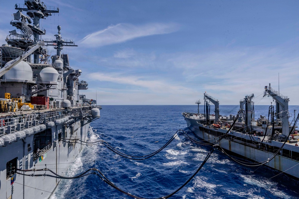 Kearsarge Conducts Replenishment at Sea