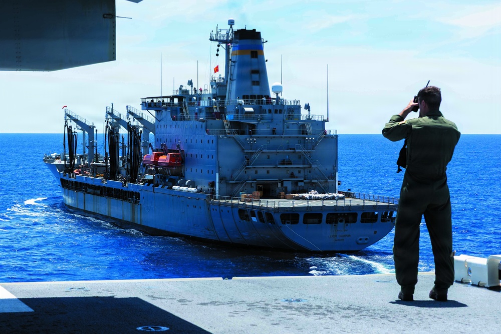 Kearsarge Conducts Replenishment at Sea