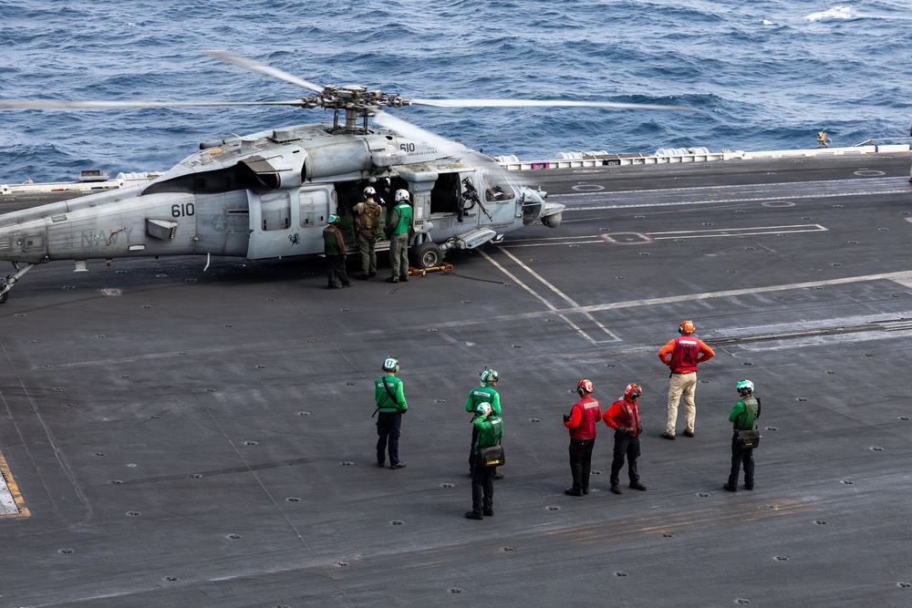 Abraham Lincoln Conducts Flight Operations