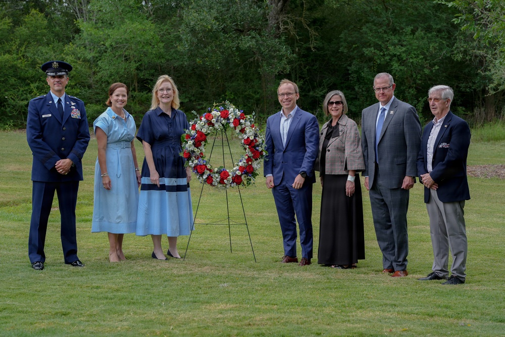 George H.W. Bush's 102nd Birthday Wreath Laying Ceremony
