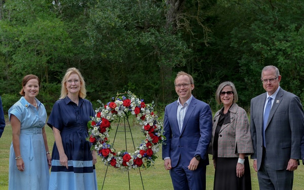 George H.W. Bush's 102nd Birthday Wreath Laying Ceremony