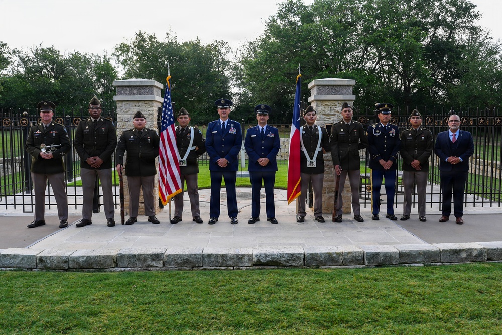 George H.W. Bush's 102nd Birthday Wreath Laying Ceremony