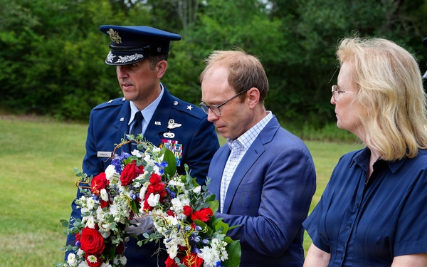 George H.W. Bush's 102nd Birthday Wreath Laying Ceremony