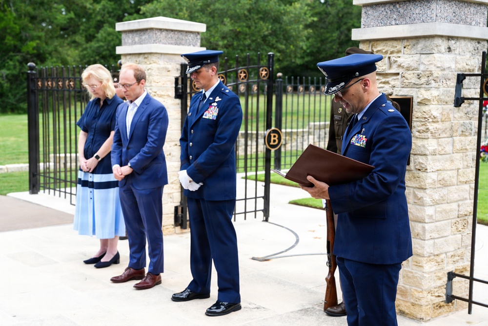 George H.W. Bush's 102nd Birthday Wreath Laying Ceremony