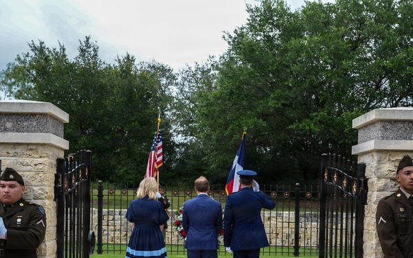 George H.W. Bush's 102nd Birthday Wreath Laying Ceremony
