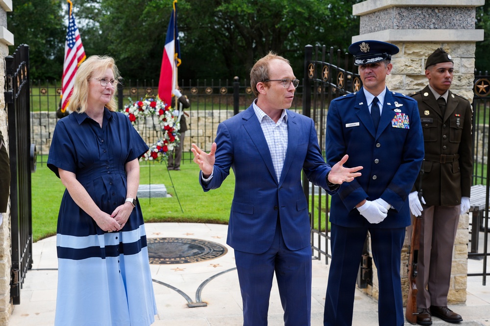 George H.W. Bush's 102nd Birthday Wreath Laying Ceremony