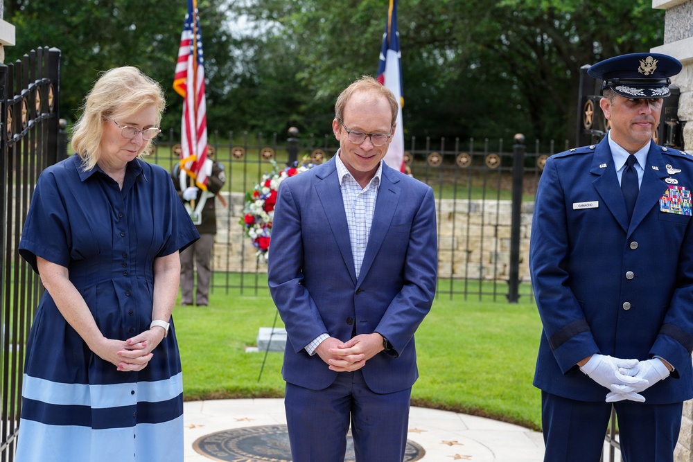 George H.W. Bush's 102nd Birthday Wreath Laying Ceremony