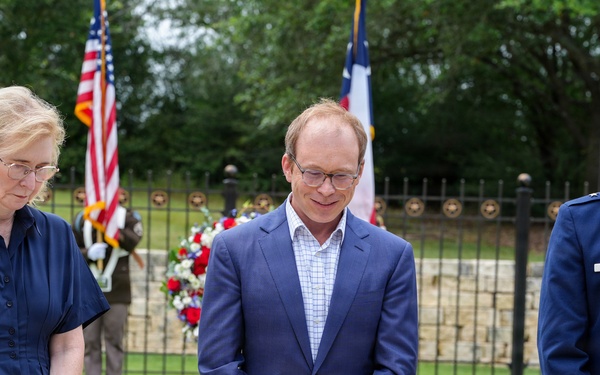 George H.W. Bush's 102nd Birthday Wreath Laying Ceremony