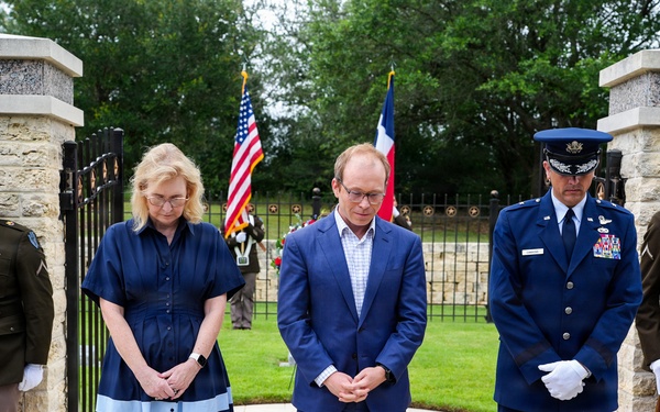 George H.W. Bush's 102nd Birthday Wreath Laying Ceremony