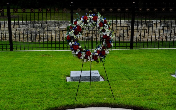 George H.W. Bush's 102nd Birthday Wreath Laying Ceremony