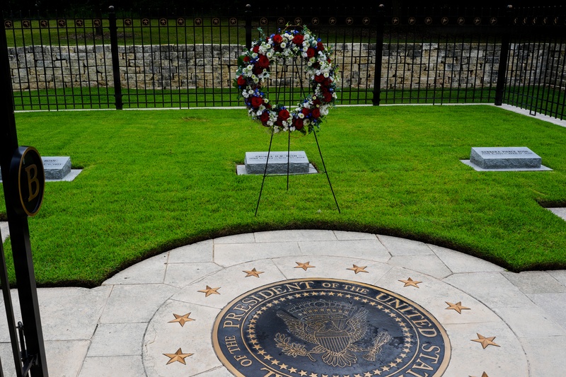 George H.W. Bush's 102nd Birthday Wreath Laying Ceremony