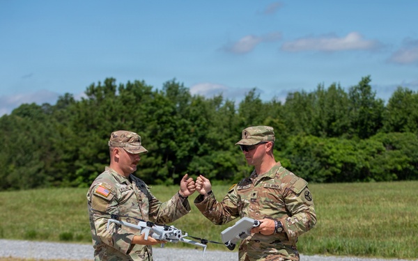 Tennessee Army National Guard Soldiers Train on the RQ-28A Drone