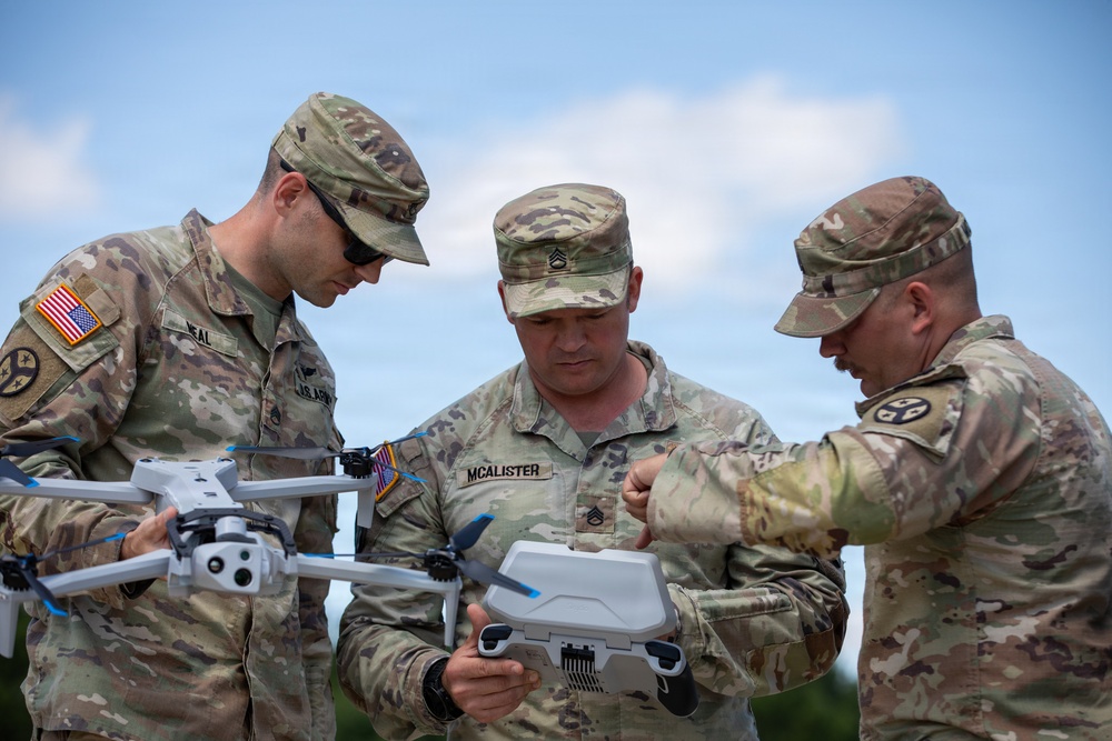 Tennessee Army National Guard Soldiers Train on the RQ-28A Drone