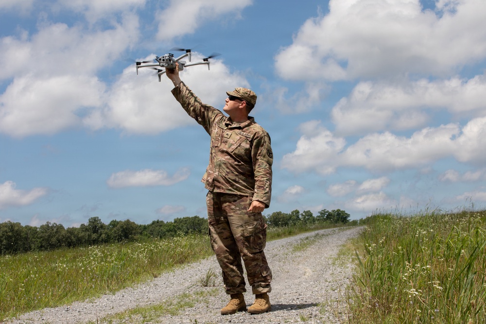 Tennessee Army National Guard Soldiers Train on the RQ-28A Drone