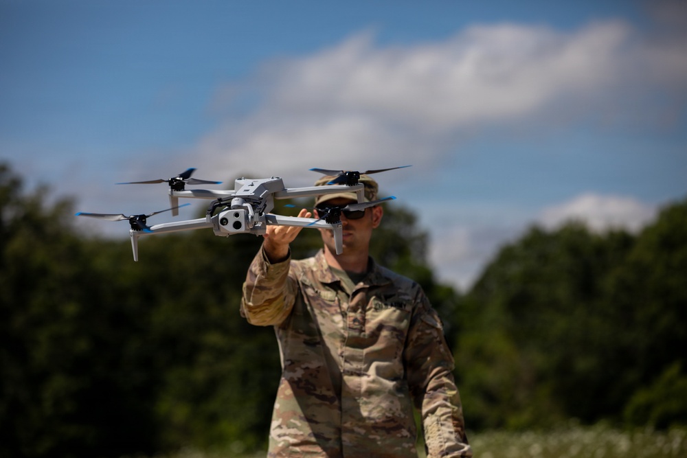 Tennessee Army National Guard Soldiers Train on the RQ-28A Drone