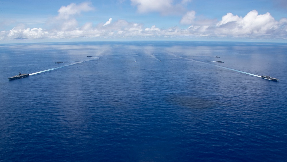 George Washington Strike Group Participates in Valiant Shield 2026
