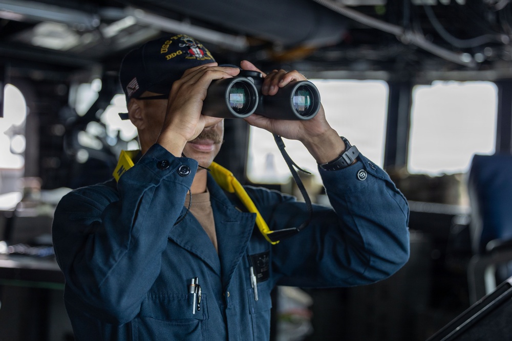 Truxtun Conducts Daily Operations
