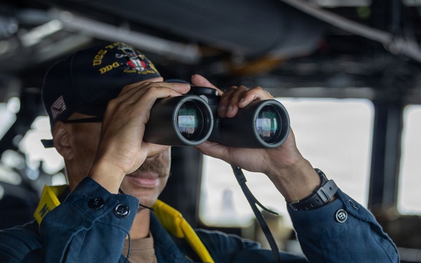 Truxtun Conducts Daily Operations