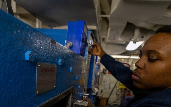 Truxtun Conducts Daily Operations