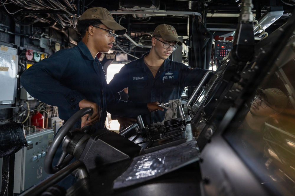 Truxtun Conducts Daily Operations