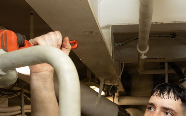 George H.W. Bush Conducts Maintenance