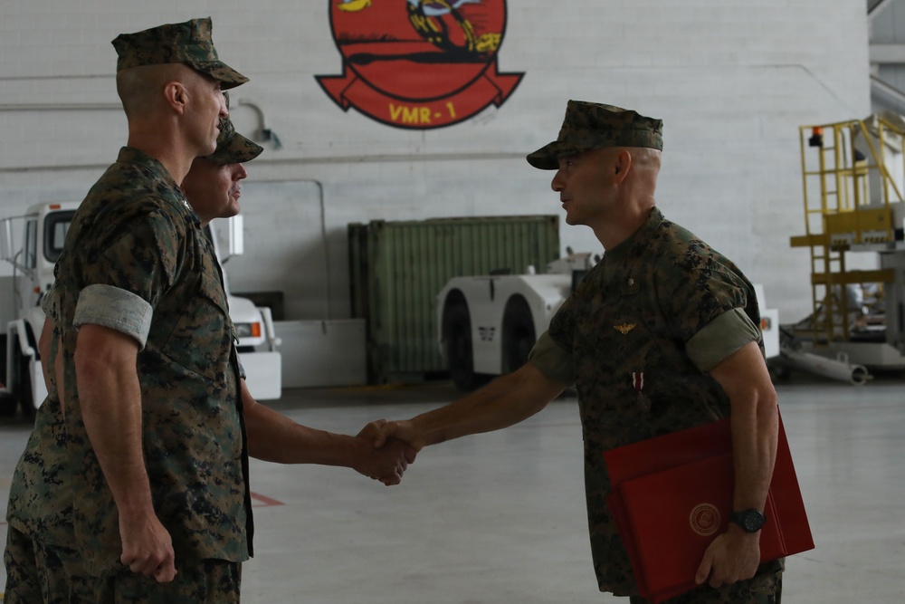 Marine Transport Squadron 1 (VMR-1) Change of Command Ceremony