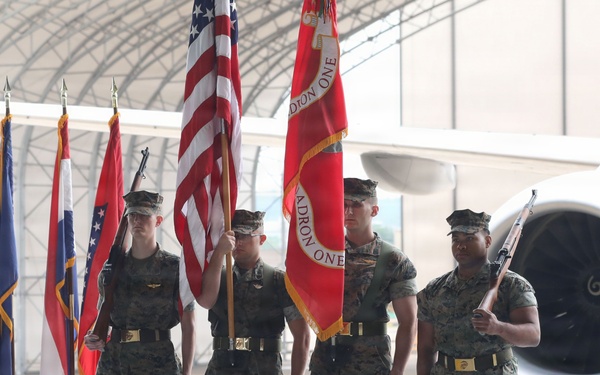 Marine Transport Squadron 1 (VMR-1) Change of Command Ceremony