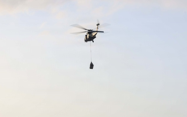 George H.W. Bush Conducts a Vertical Replenishment-at-Sea