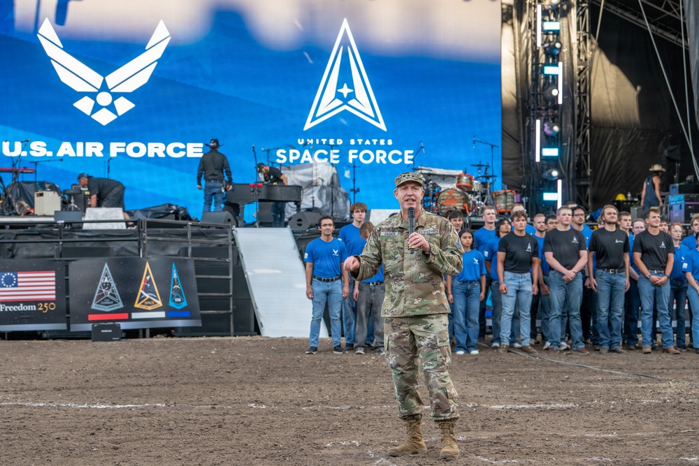 U.S. Space Force, PBR Celebrate America 250 at Falcon Stadium