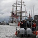 Coast Guard Cutter Eagle leads Sail250 Virginia Parade of Sail