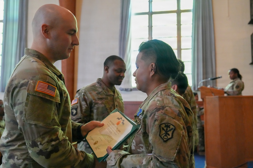 Military Funeral Honors Award Ceremony