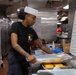 Abraham Lincoln Sailors Prepare Food