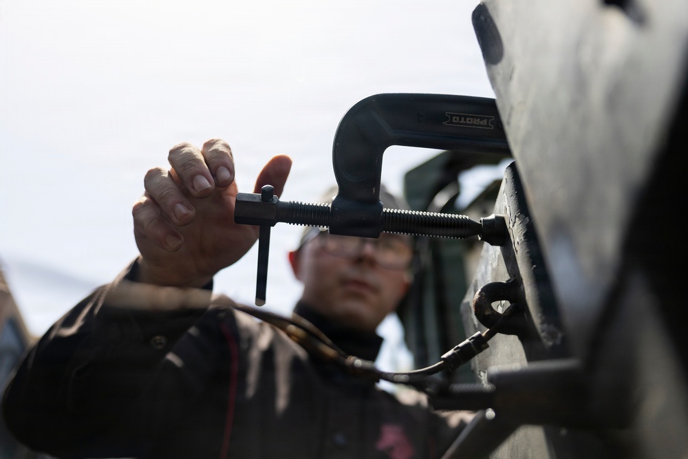 USS Comstock | Welding Ops