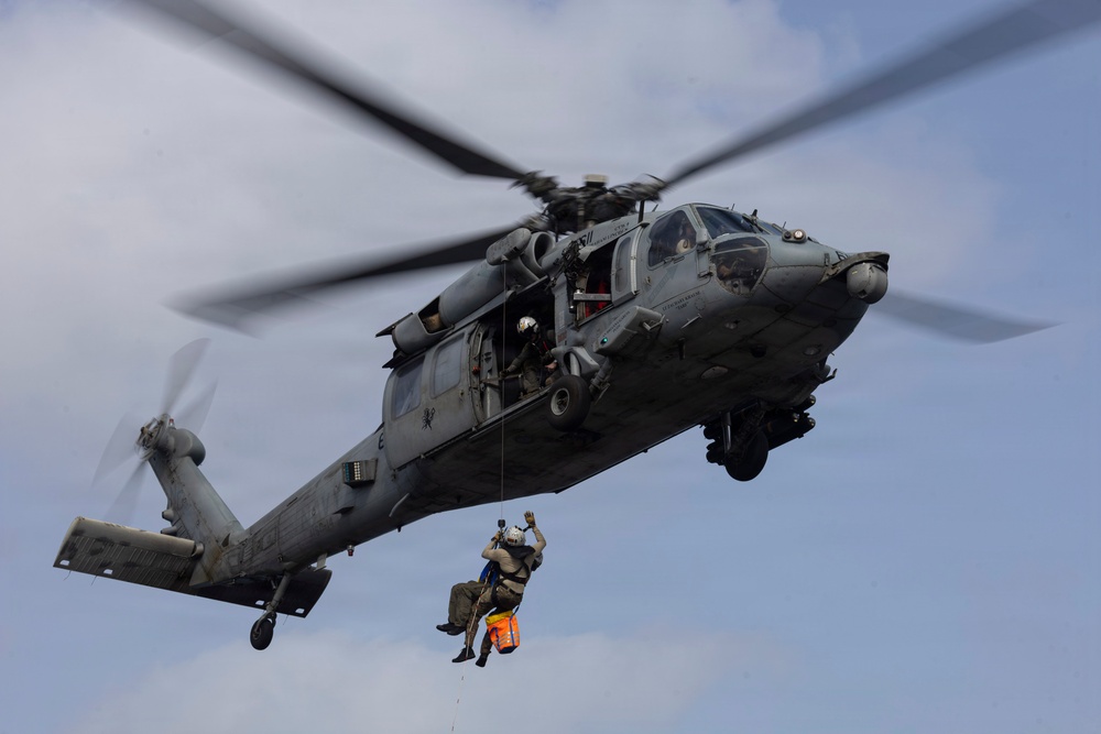 Abraham Lincoln Sailors Conduct Flight Operations