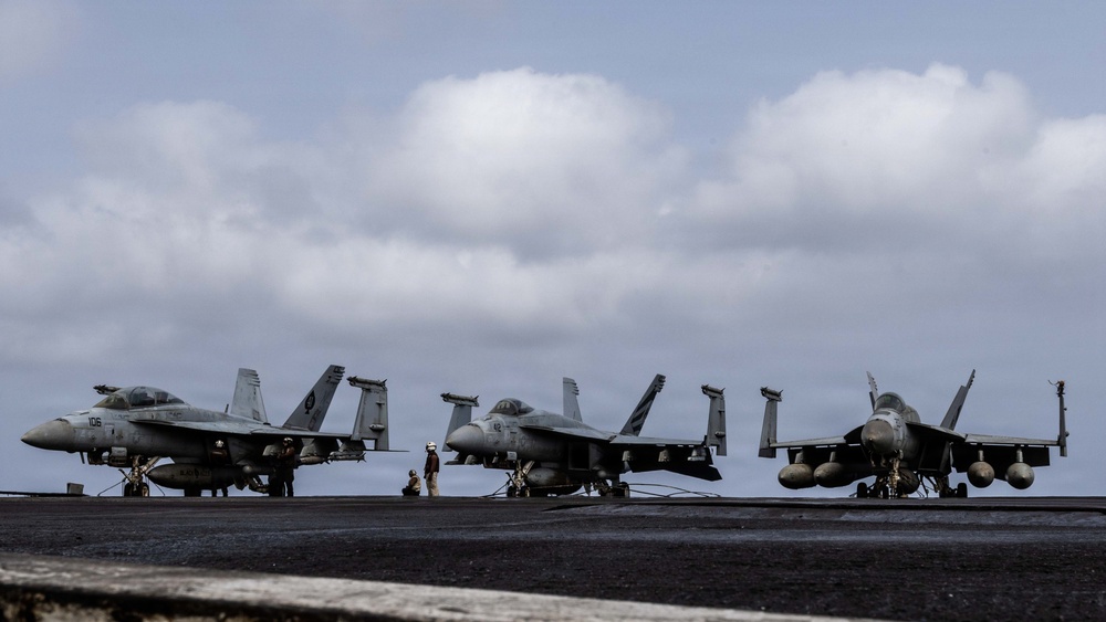 Abraham Lincoln Conducts Flight Deck Operations
