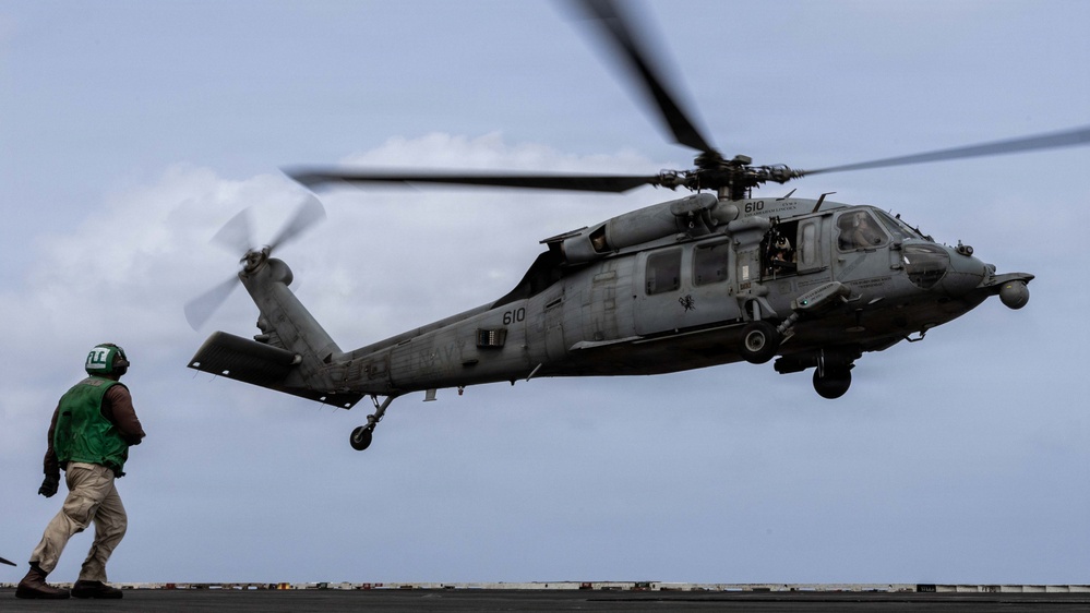 Abraham Lincoln Conducts Flight Deck Operations