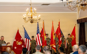 The Commandant, Gen. Eric M. Smith attends the MARFORCYBER, MARFORSPACE, and MCIC Change of Command