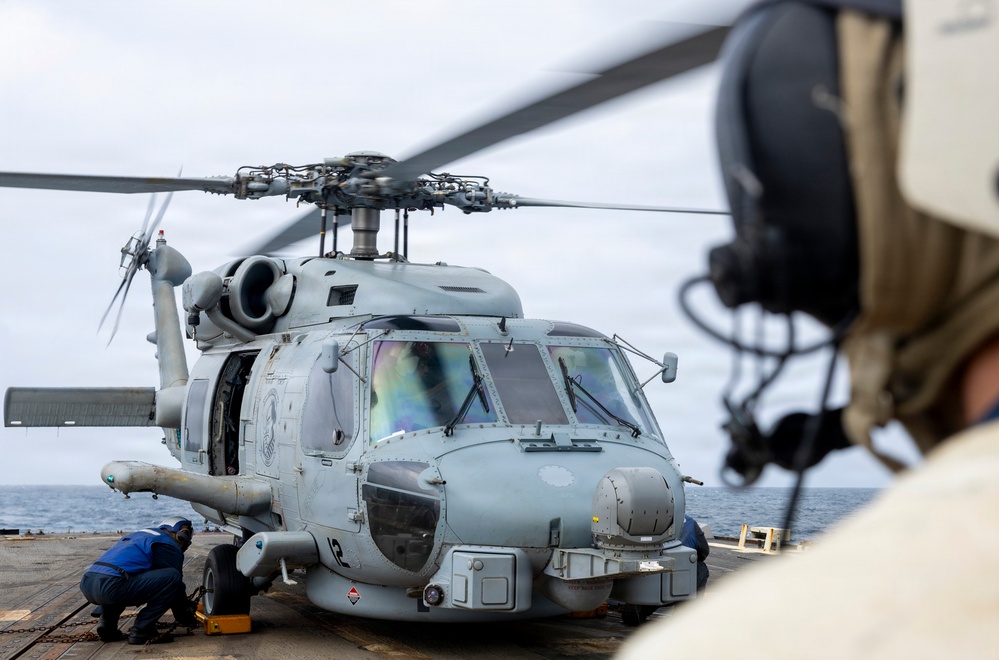 Delbert D. Black Conducts Flight Operations
