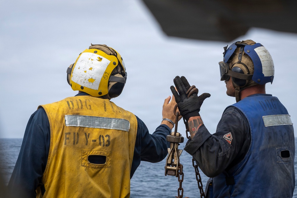 Delbert D. Black Conducts Flight Operations