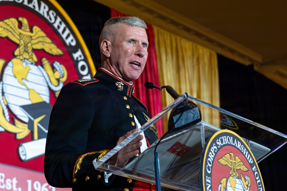 The Commandant, Gen. Eric M. Smith attends the 39th Annual Marine Corps Scholarship Foundation Celebratory Gala