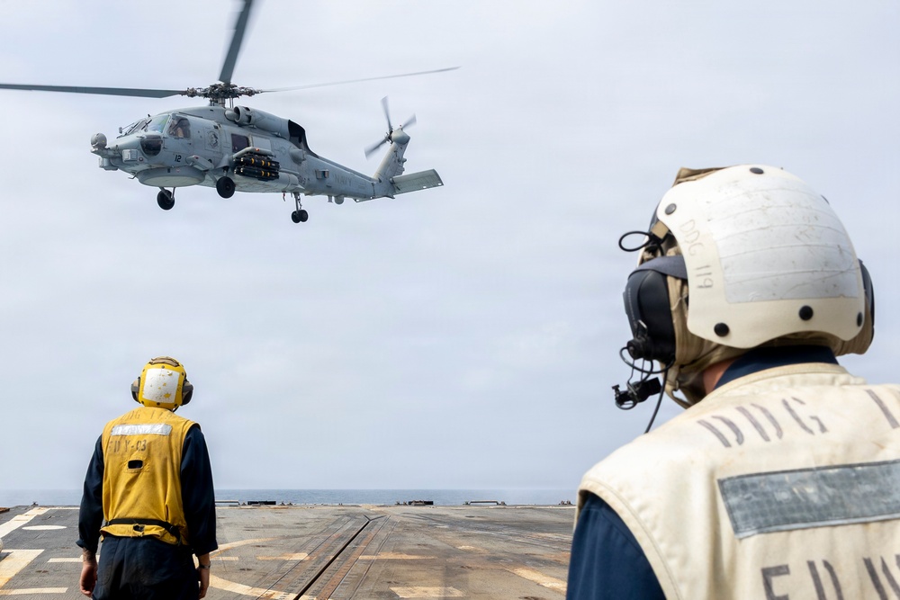 Delbert D. Black Conducts Flight Operations