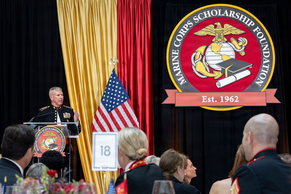 The Commandant, Gen. Eric M. Smith attends the 39th Annual Marine Corps Scholarship Foundation Celebratory Gala