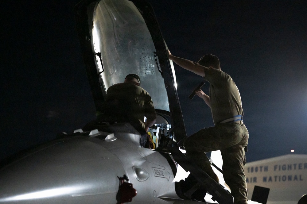 180th Fighter Wing Executes Combat Readiness Inspection