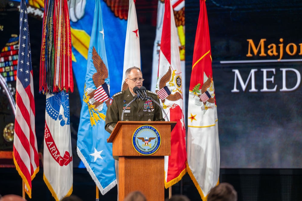Hall of Heroes Induction Ceremony for Medal of Honor recipient Maj. Nicholas Dockery